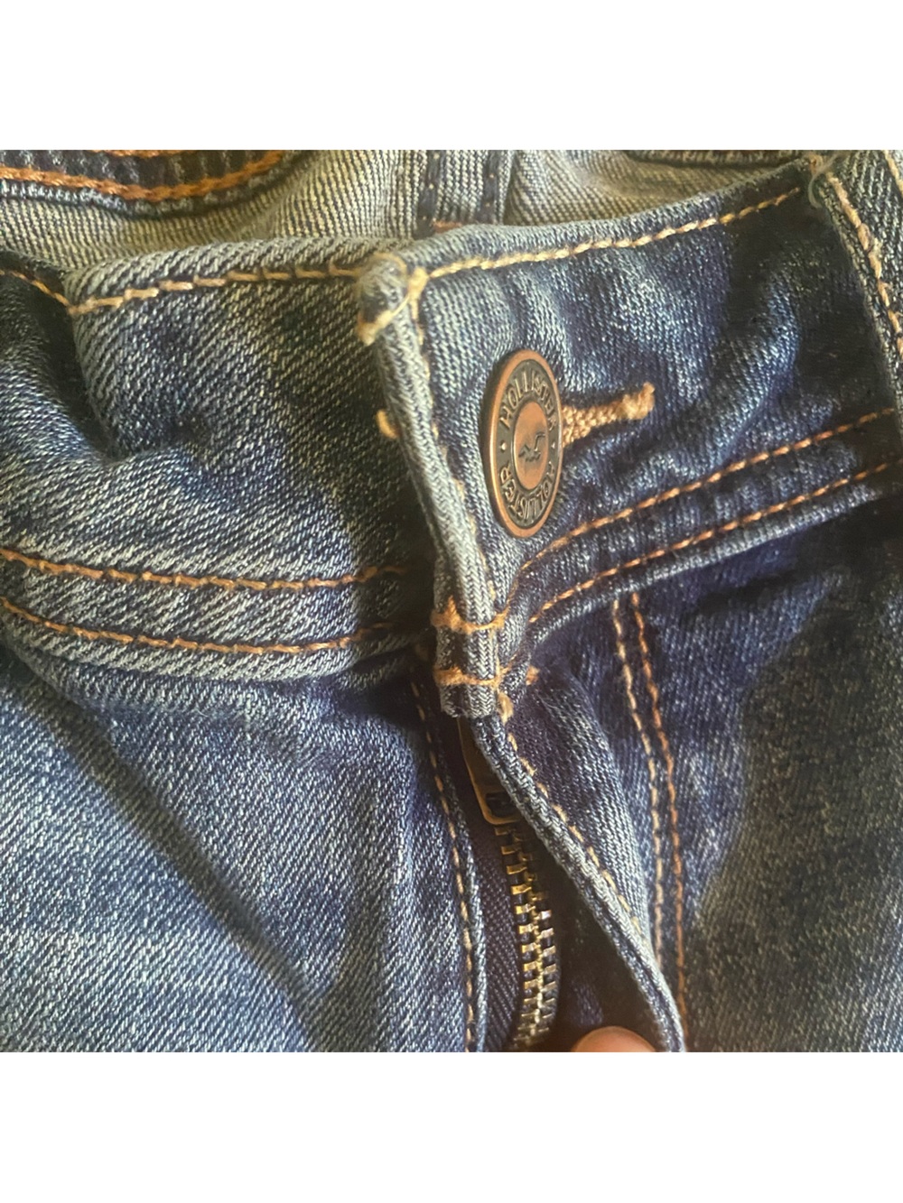NEW✨HOLLISTER ULTRA LOW RISE DISTRESSED DENIM SHORTS - Picture 11 of 13